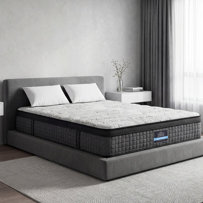 Giselle Bedding 34cm Mattress 9 Zone Latex Foam Double-Mattresses-PEROZ Accessories