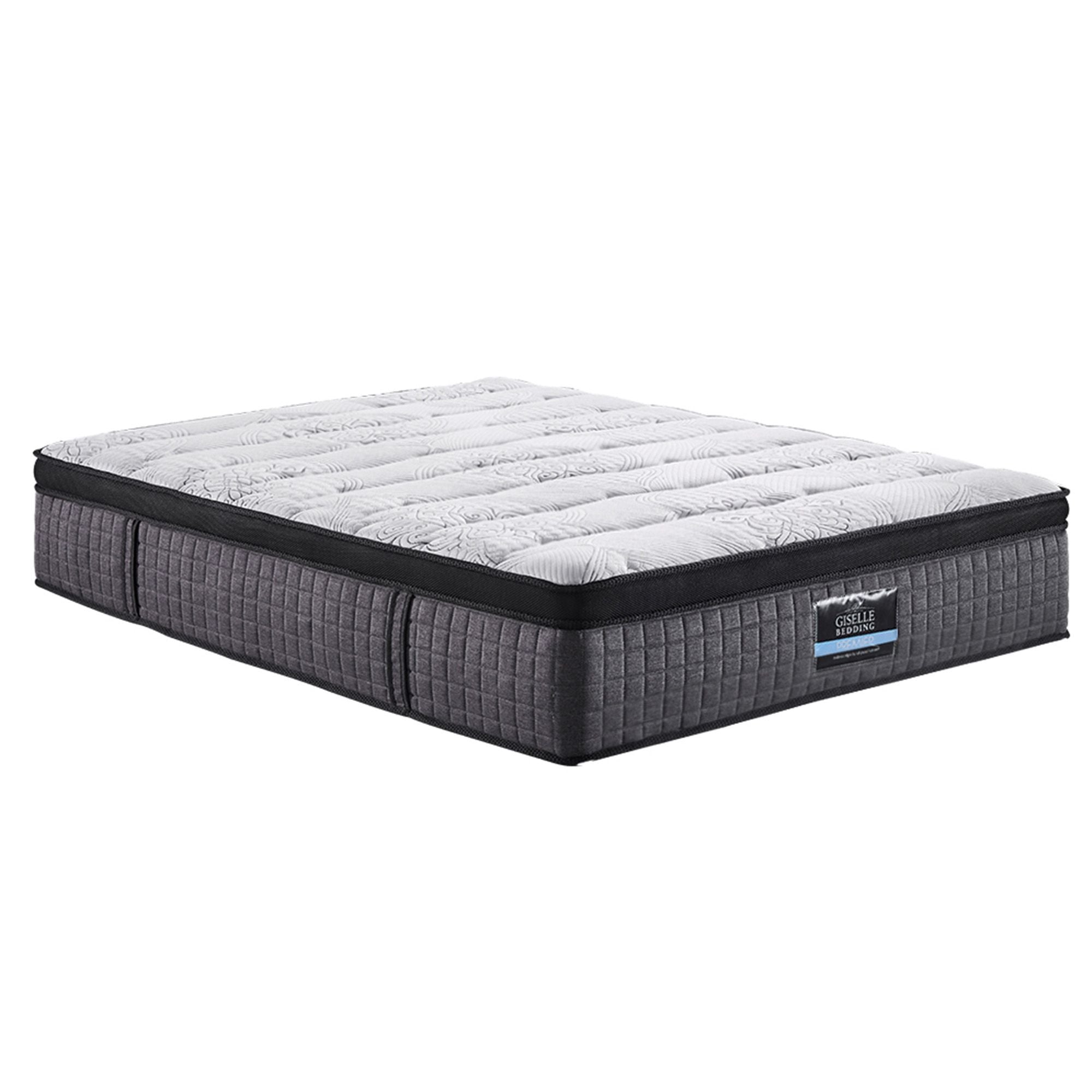 Giselle Bedding 34cm Mattress 9 Zone Latex Foam King-Mattresses-PEROZ Accessories