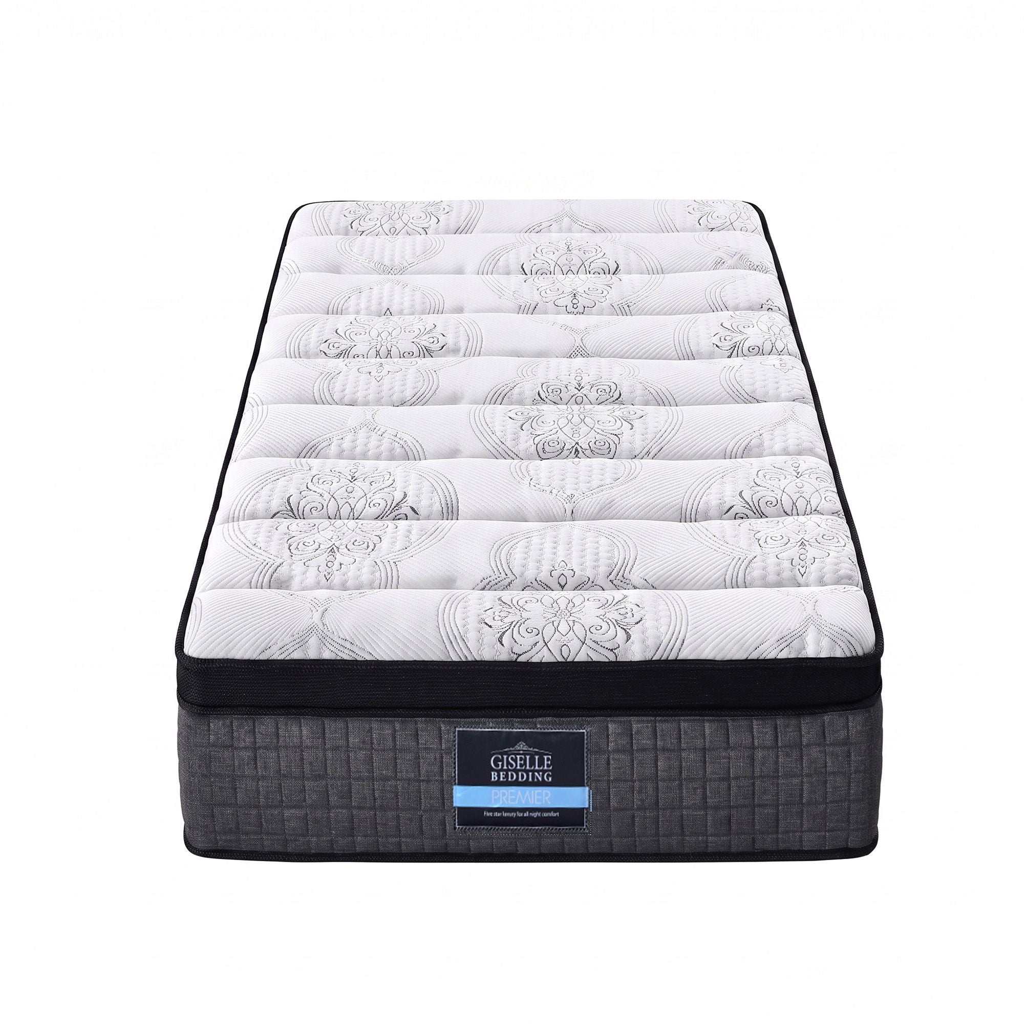 Giselle Bedding 34cm Mattress 9 Zone Latex Foam King Single-Mattresses-PEROZ Accessories