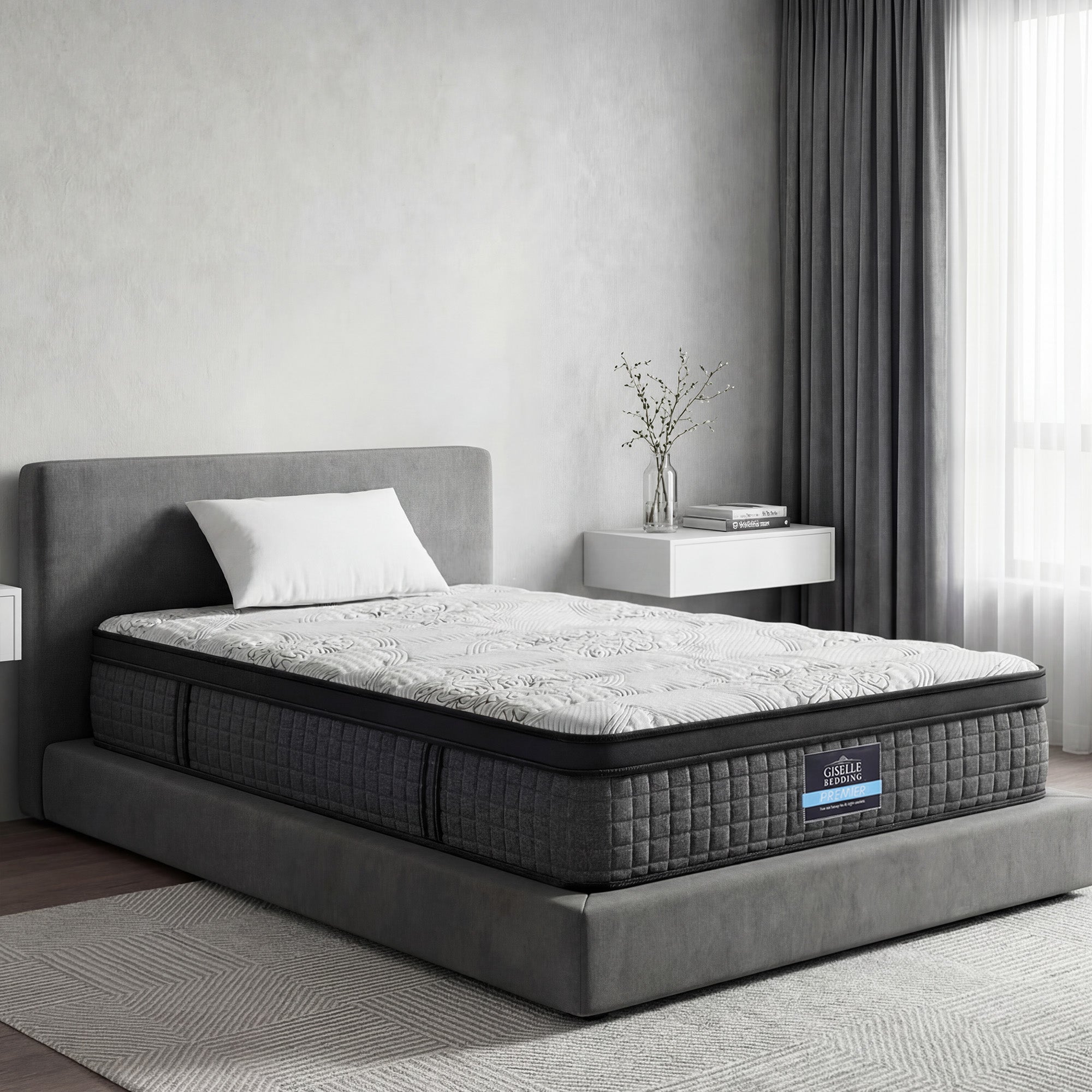Giselle Bedding 34cm Mattress 9 Zone Latex Foam Single-Mattresses-PEROZ Accessories