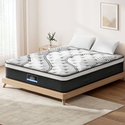 Giselle Bedding 32cm Mattress Euro Top Super King-Furniture &gt; Mattresses &gt; King Size Mattress-PEROZ Accessories