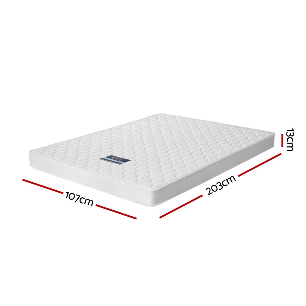 Giselle Bedding 13cm Mattress Tight Top King Single-Mattresses-PEROZ Accessories