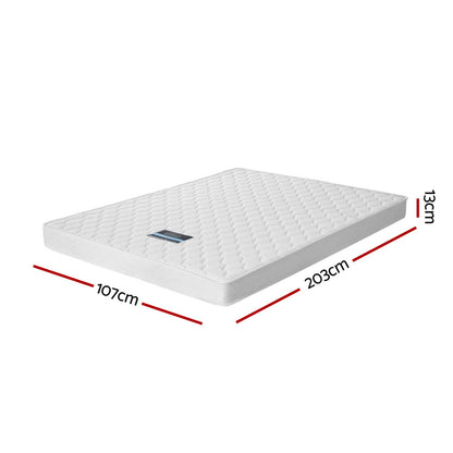 Giselle Bedding 13cm Mattress Tight Top King Single-Mattresses-PEROZ Accessories