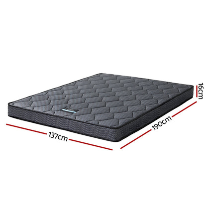 16cm Mattress Giselle Bonnell Spring Double-Furniture > Mattresses > Double Mattress-PEROZ Accessories
