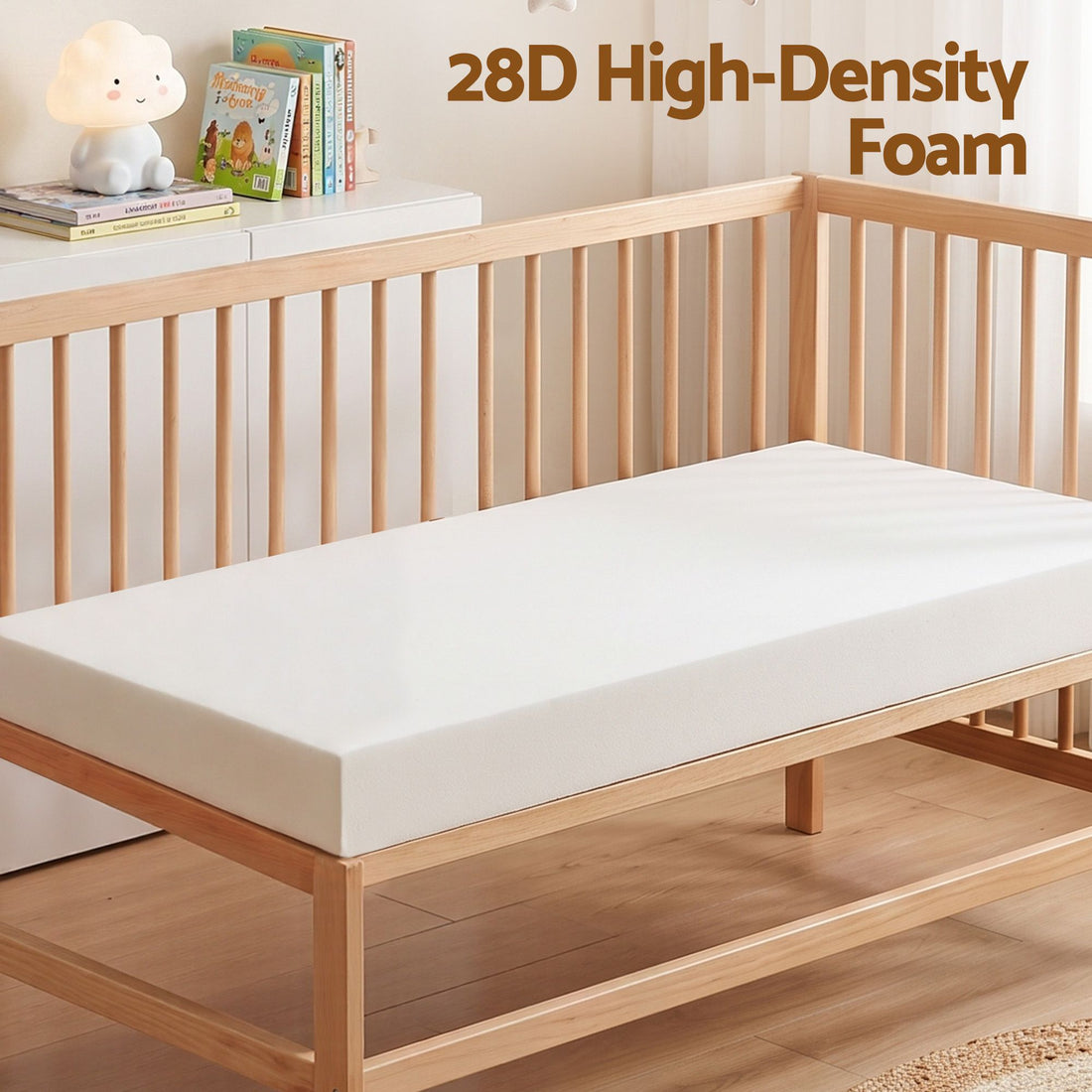 Giselle Bedding Cot Mattress, 11cm Thick Baby Mattress with Tencel Cover-Home &amp; Garden > Bedding > Pillows-PEROZ Accessories