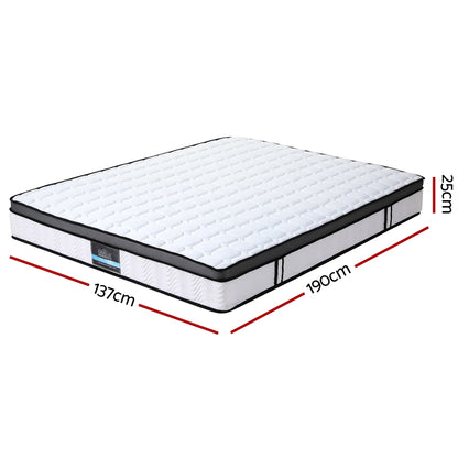 Giselle Mattress Cool Gel Foam 25cm Double-Furniture &gt; Mattresses &gt; Double Mattress-PEROZ Accessories
