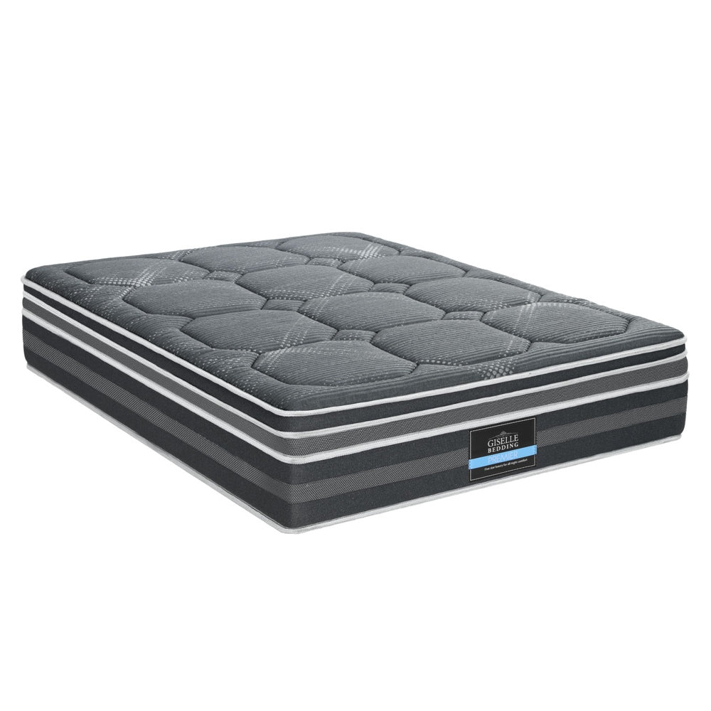 Giselle Bedding 35cm Mattress Bamboo Cover Double-Furniture &gt; Mattresses &gt; Double Mattress-PEROZ Accessories