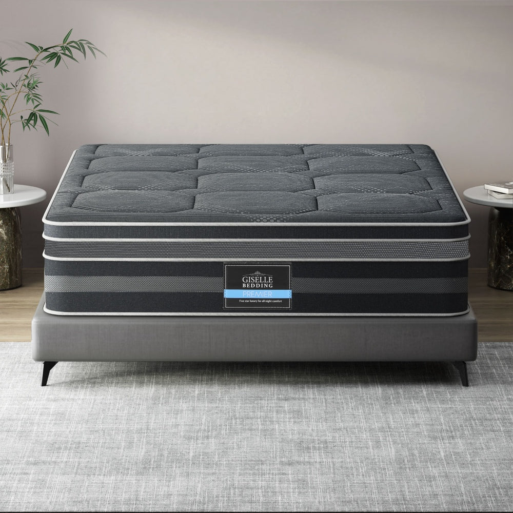 Giselle Bedding 35cm Mattress Bamboo Cover Double-Furniture &gt; Mattresses &gt; Double Mattress-PEROZ Accessories