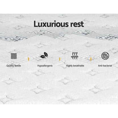Giselle Bedding 32cm Mattress Extra Firm King-Mattresses-PEROZ Accessories