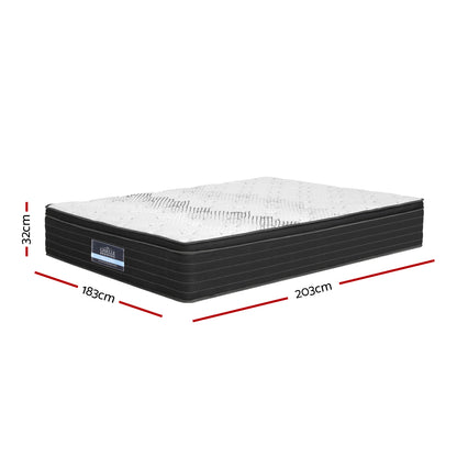 Giselle Bedding 32cm Mattress Extra Firm King-Mattresses-PEROZ Accessories
