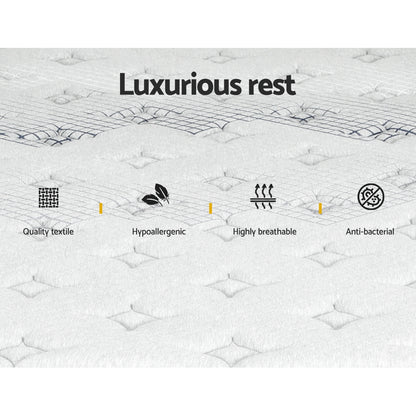 Giselle Bedding 32cm Mattress Extra Firm Queen-Mattresses-PEROZ Accessories