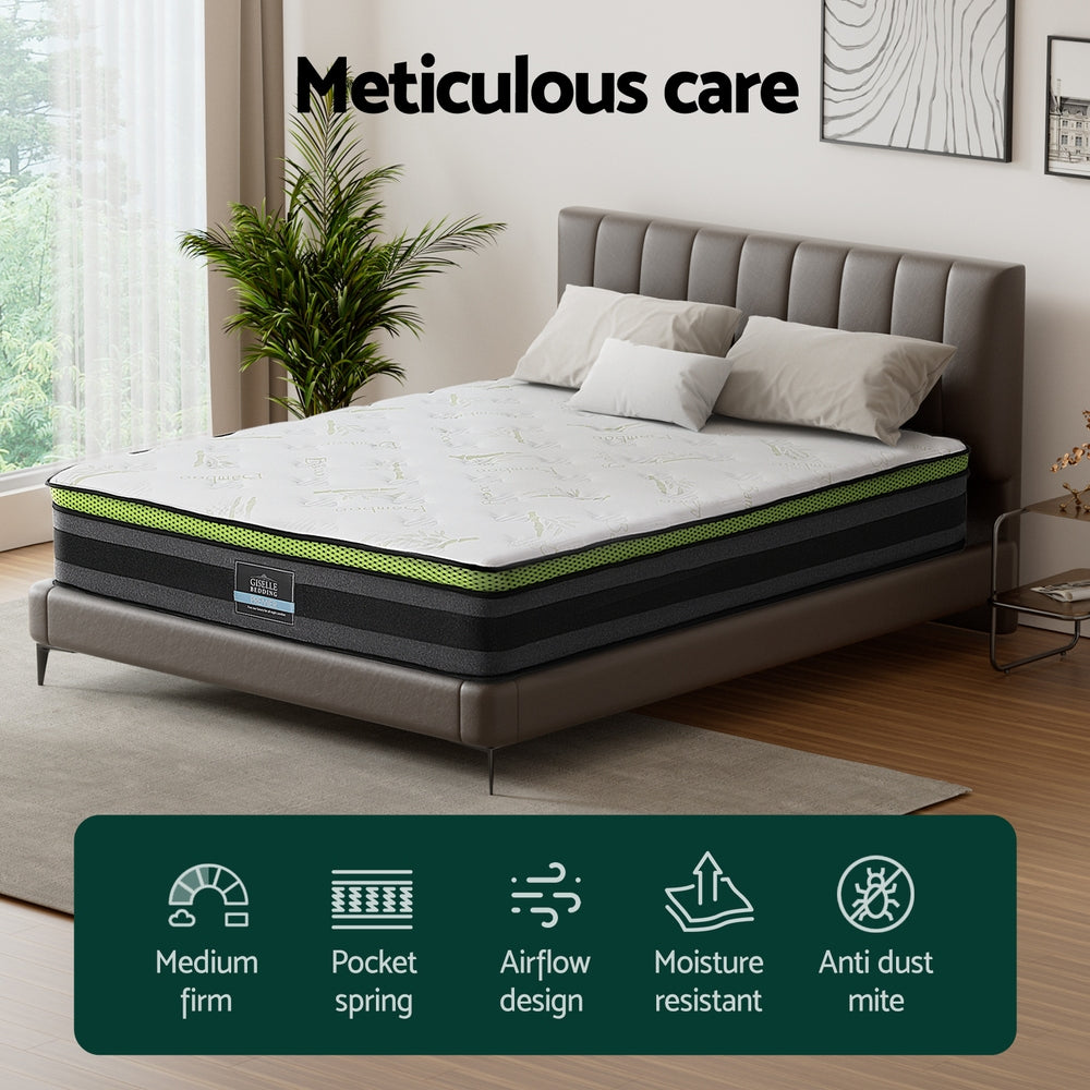 Giselle Mattress Cool Gel Foam 30cm Double-Furniture > Mattresses > Double Mattress-PEROZ Accessories