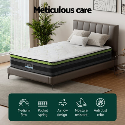 Giselle Mattress Cool Gel Foam 30cm King Single-Furniture &gt; Mattresses &gt; Single Mattress-PEROZ Accessories