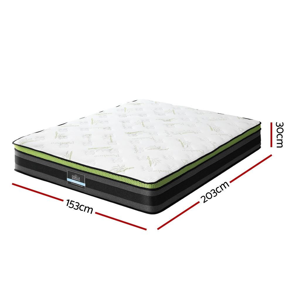 Giselle Mattress Cool Gel Foam 30cm Queen-Furniture &gt; Mattresses &gt; Queen Mattress-PEROZ Accessories