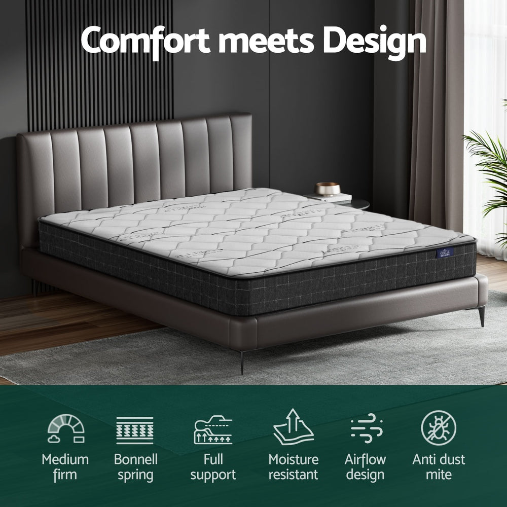 Giselle Bedding 16cm Mattress Medium Firm King-Furniture &gt; Mattresses &gt; King Size Mattress-PEROZ Accessories