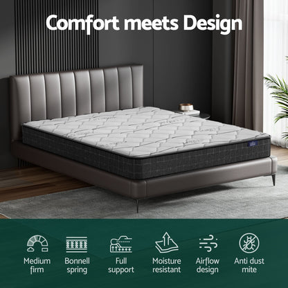 Giselle Bedding 16cm Mattress Medium Firm King-Furniture &gt; Mattresses &gt; King Size Mattress-PEROZ Accessories
