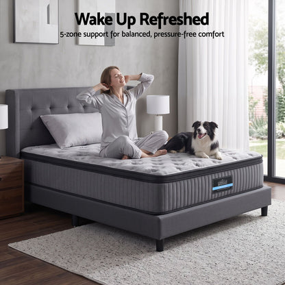 Bed Mattress Giselle 34cm King Single-Furniture > Mattresses > King Single Mattress-PEROZ Accessories