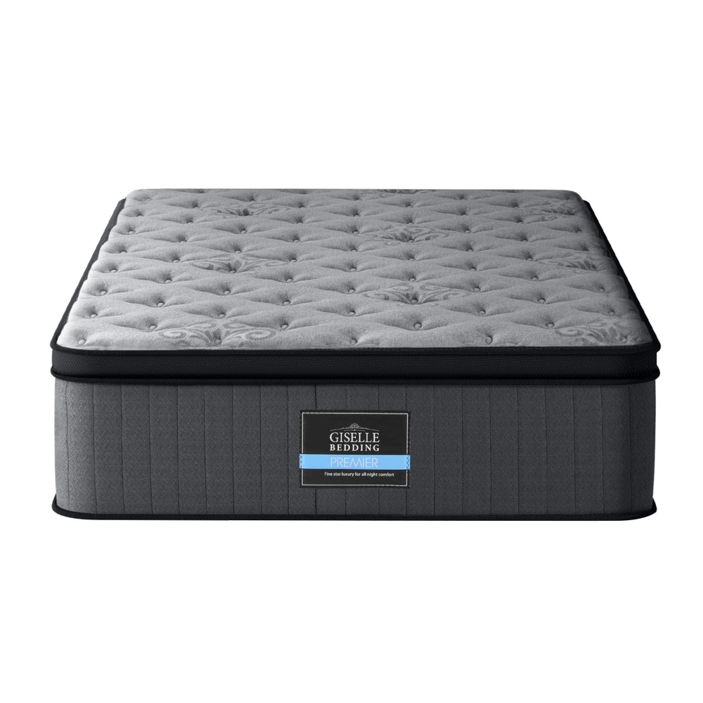 Bed Mattress Giselle 34cm King Single-Furniture &gt; Mattresses &gt; King Single Mattress-PEROZ Accessories