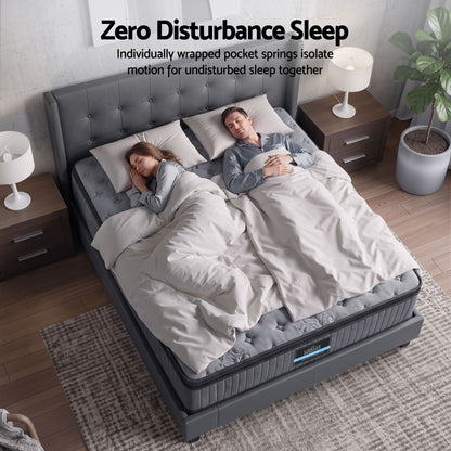 Bed Mattress Giselle 34cm Queen-Furniture > Mattresses > Queen Mattress-PEROZ Accessories