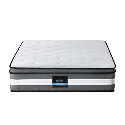 Giselle Bedding 30cm Mattress Gel Foam Pocket Spring Single-Furniture &gt; Mattresses &gt; Single Mattress-PEROZ Accessories