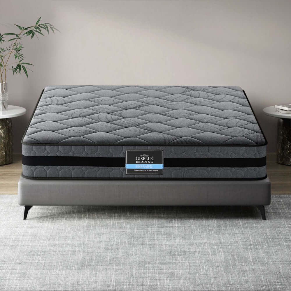 Giselle Bedding 22cm Mattress Medium Firm King-Furniture &gt; Mattresses &gt; King Size Mattress-PEROZ Accessories