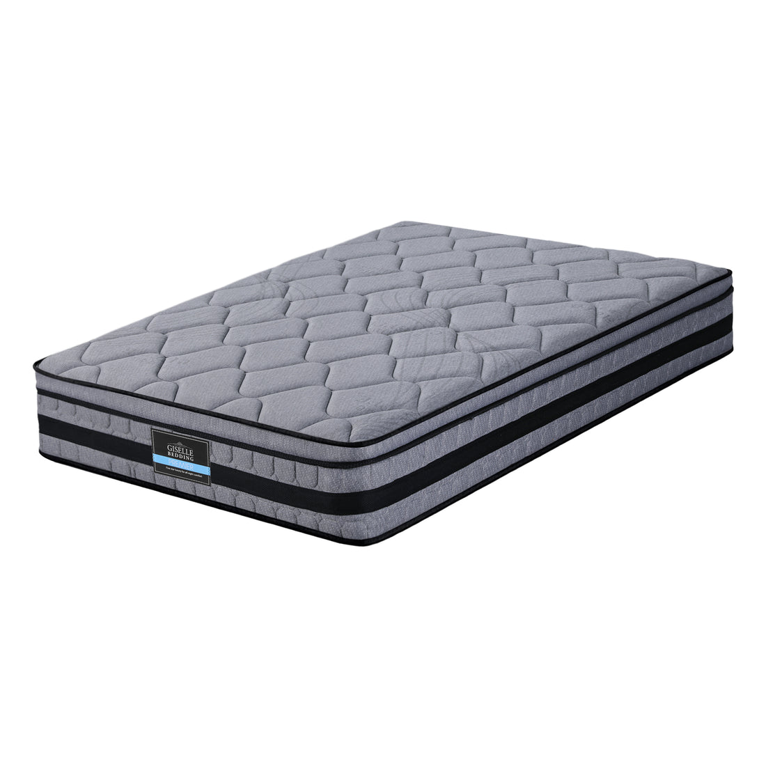 Giselle Bedding 34cm King Single Mattress Hybrid, Pocket Spring Bed Mattress-Furniture > Mattresses > King Single Mattress-PEROZ Accessories