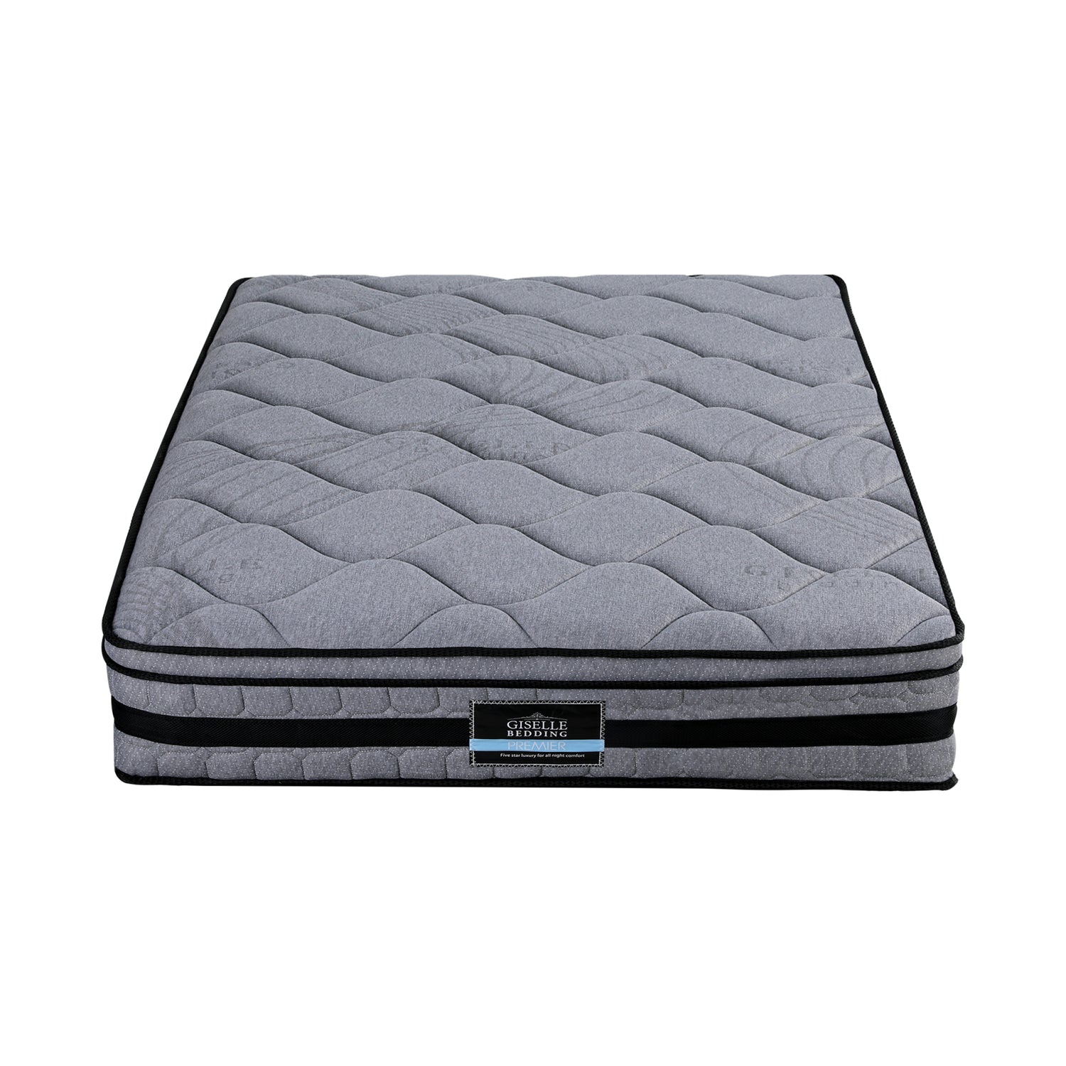 Giselle Bedding 34cm King Single Mattress Hybrid, Pocket Spring Bed Mattress-Furniture > Mattresses > King Single Mattress-PEROZ Accessories