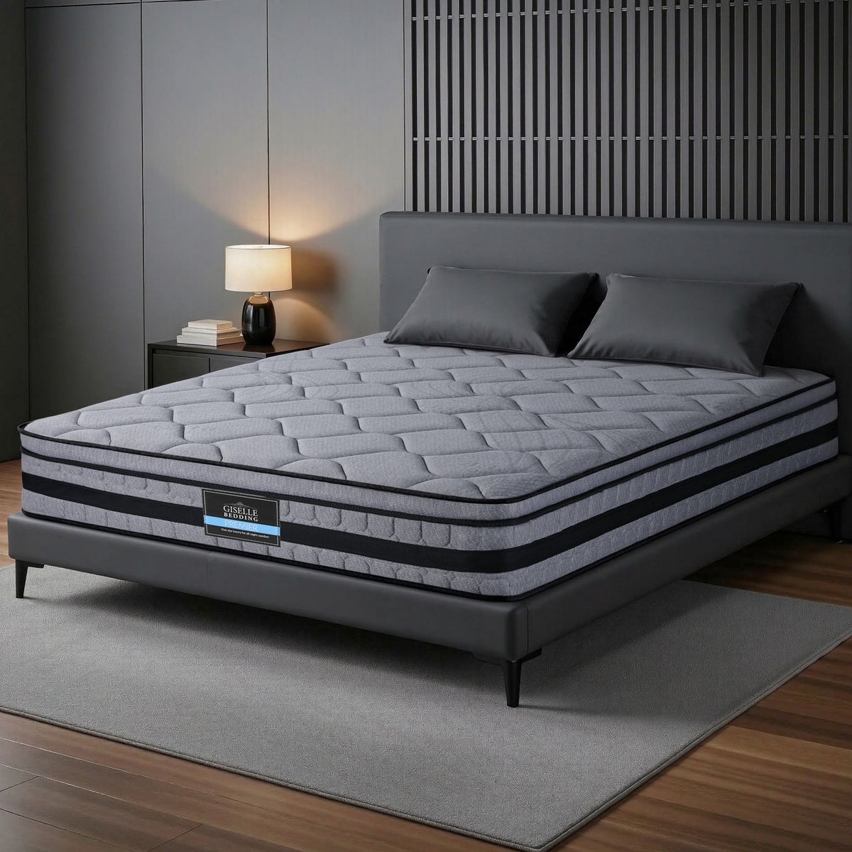 Giselle Bedding 34cm Queen Mattress Hybrid, Pocket Spring Bed Mattress-Furniture > Mattresses > Queen Mattress-PEROZ Accessories