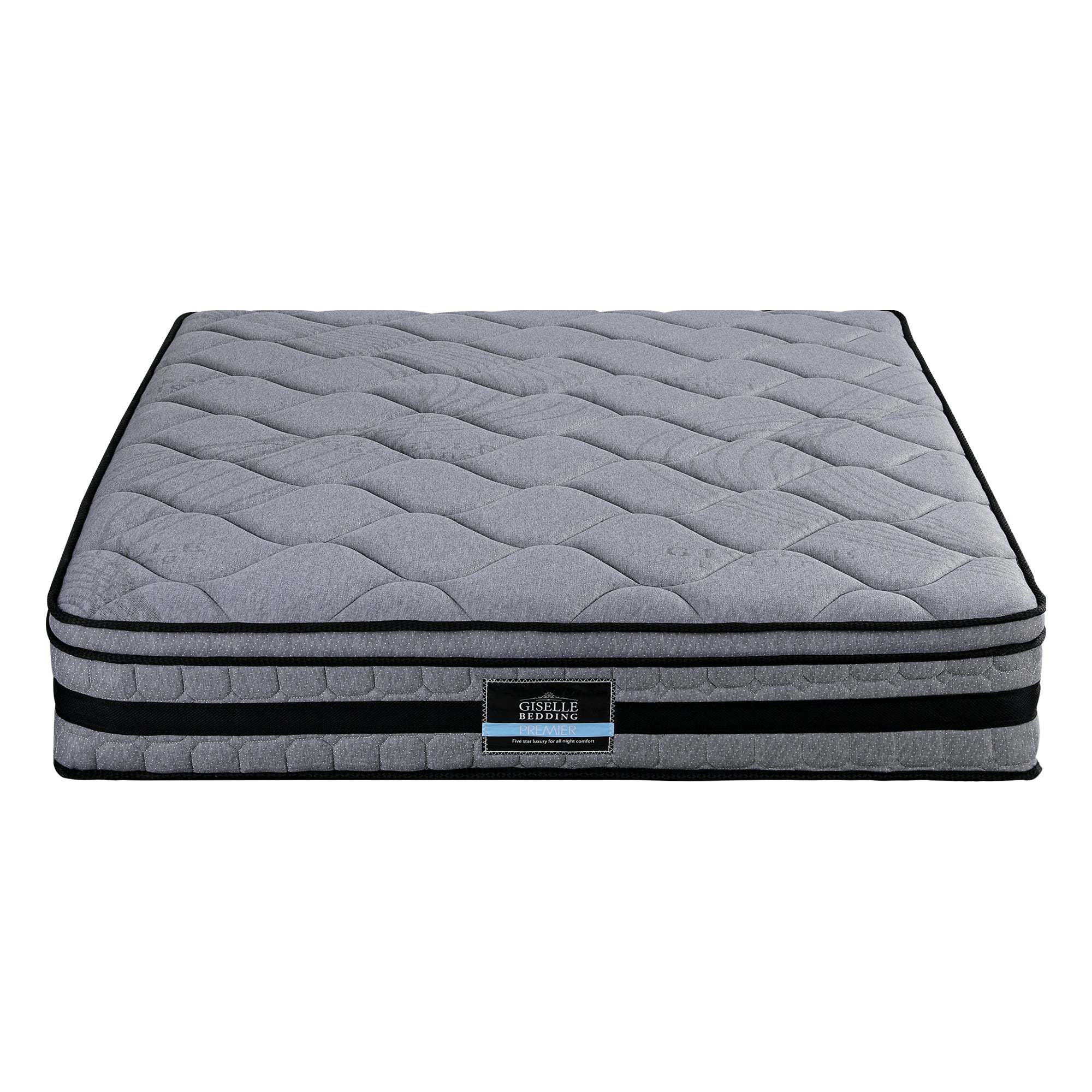 Giselle Bedding 34cm Queen Mattress Hybrid, Pocket Spring Bed Mattress-Furniture > Mattresses > Queen Mattress-PEROZ Accessories