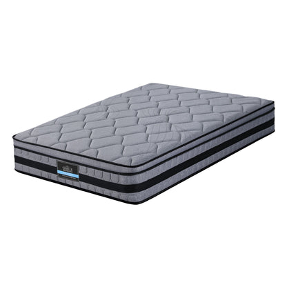 Giselle Bedding 34cm Single Mattress Hybrid, Pocket Spring Bed Mattress-Furniture > Mattresses > Single Mattress-PEROZ Accessories