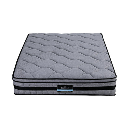 Giselle Bedding 34cm Single Mattress Hybrid, Pocket Spring Bed Mattress-Furniture > Mattresses > Single Mattress-PEROZ Accessories
