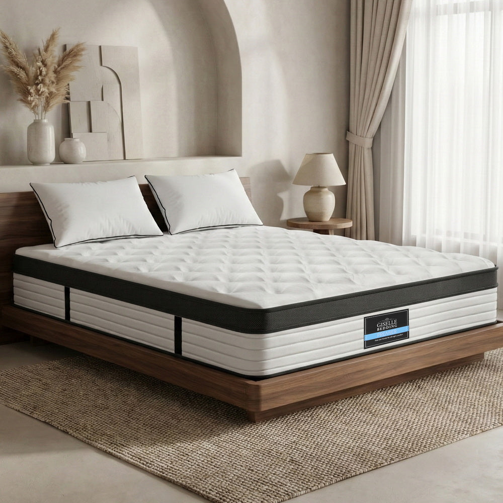 Giselle Bedding 31cm Mattress Euro Top King-Mattresses-PEROZ Accessories