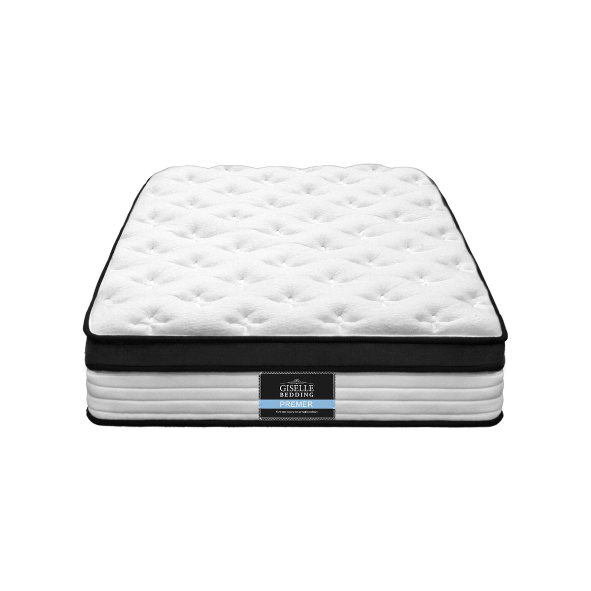 Giselle Bedding 31cm Mattress Euro Top Single-Mattresses-PEROZ Accessories