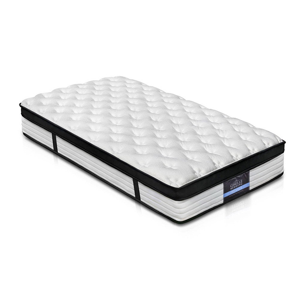Giselle Bedding 31cm Mattress Euro Top Single-Mattresses-PEROZ Accessories