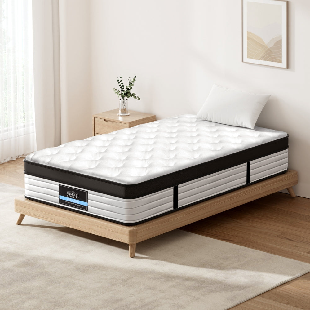 Giselle Bedding 31cm Mattress Euro Top Single-Mattresses-PEROZ Accessories