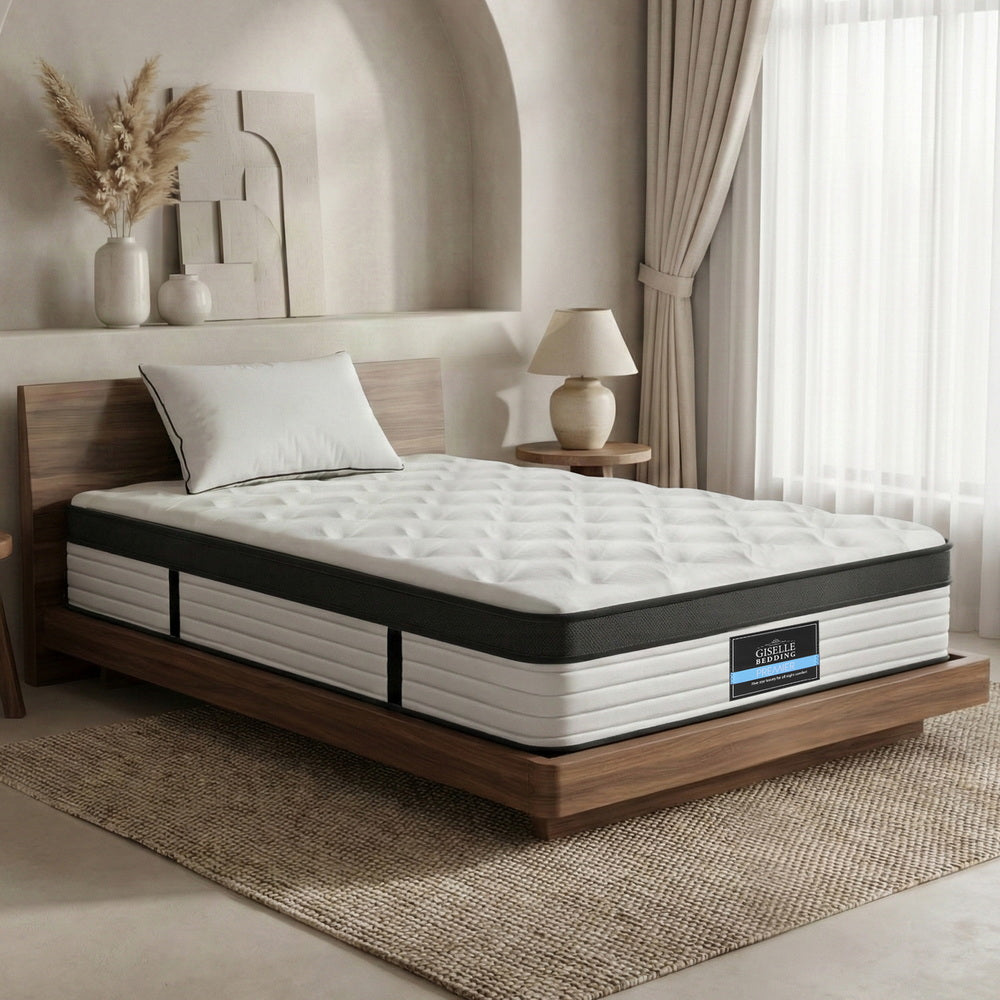 Giselle Bedding 31cm Mattress Euro Top Single-Mattresses-PEROZ Accessories