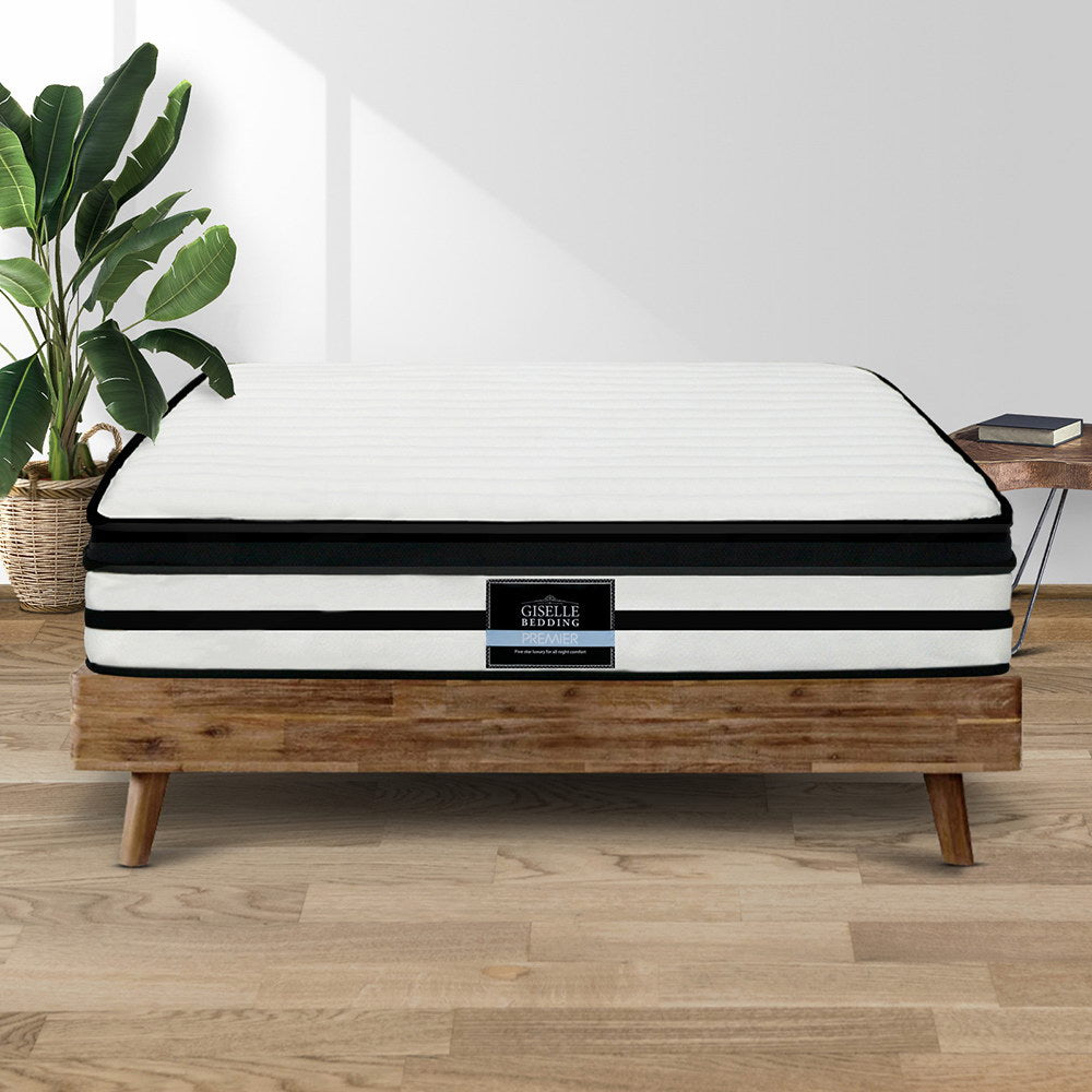 Giselle Bedding 27cm Mattress Euro Top King-Mattresses-PEROZ Accessories