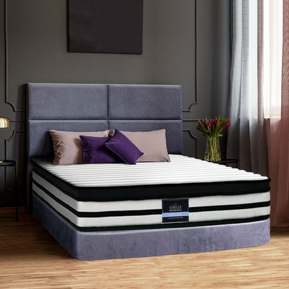 Giselle Bedding 27cm Mattress Euro Top King-Mattresses-PEROZ Accessories