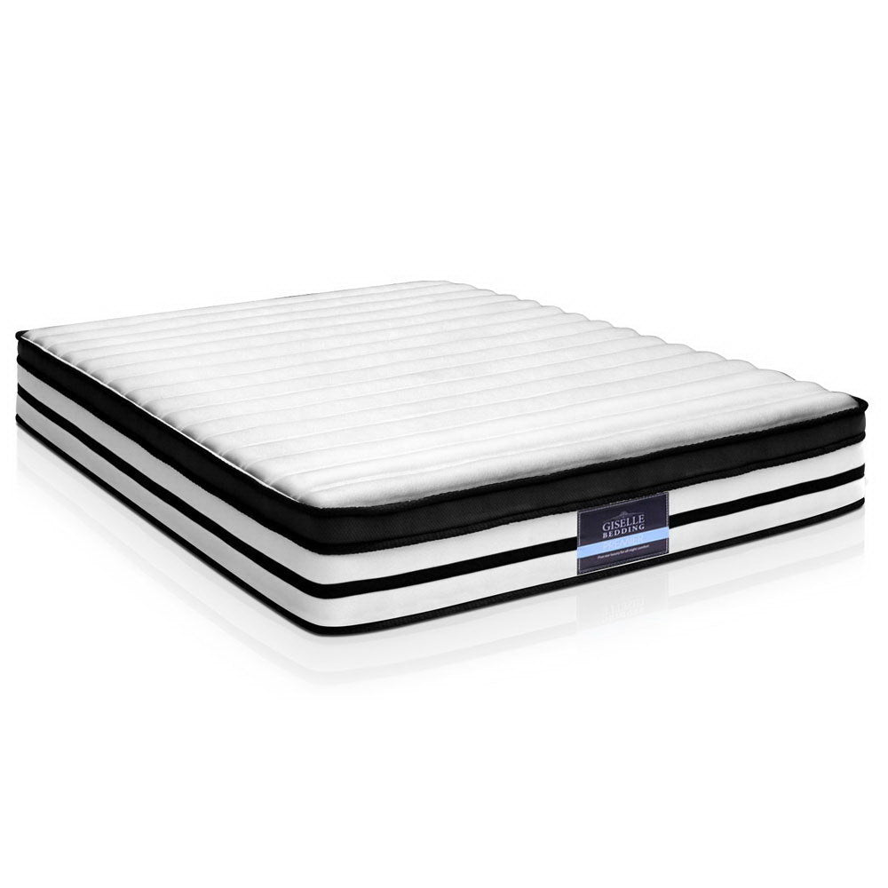Giselle Bedding 27cm Mattress Euro Top Queen-Mattresses-PEROZ Accessories