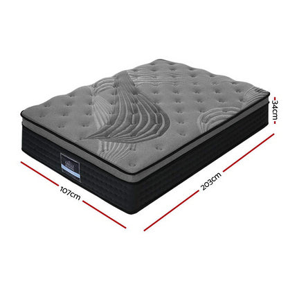 Giselle Bedding 34cm Mattress Bamboo Cover King Single-Mattresses-PEROZ Accessories