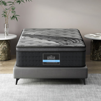 Giselle Bedding 34cm Mattress Bamboo Cover King Single-Mattresses-PEROZ Accessories