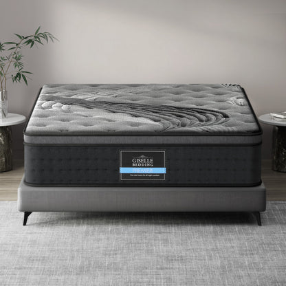Giselle Bedding 34cm Mattress Bamboo Cover Queen-Mattresses-PEROZ Accessories