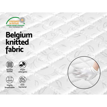 Giselle Bedding 16cm Mattress Tight Top Queen-Mattresses-PEROZ Accessories