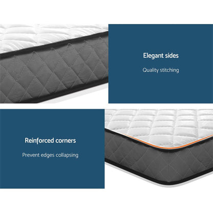 Giselle Bedding 16cm Mattress Tight Top Queen-Mattresses-PEROZ Accessories