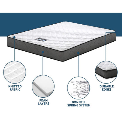 Giselle Bedding 16cm Mattress Tight Top Queen-Mattresses-PEROZ Accessories