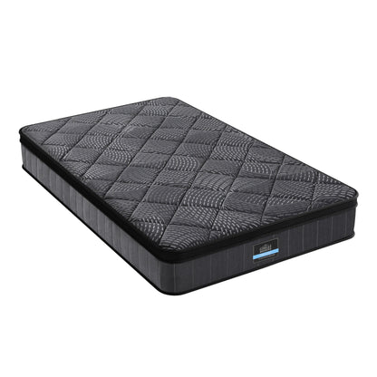 Giselle Bedding King Single Mattress 25cm Pocket Spring Latex Euro Top Medium Firm Bed-Furniture > Mattresses > King Single Mattress-PEROZ Accessories