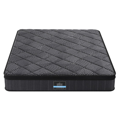 Giselle Bedding Queen Mattress 25cm Pocket Spring Latex Euro Top Medium Firm Bed-Furniture > Mattresses > Queen Mattress-PEROZ Accessories