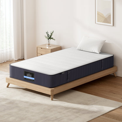 20cm Giselle Mattress King Single Bed Pocket Spring Mattresses-Furniture &gt; Mattresses &gt; King Single Mattress-PEROZ Accessories