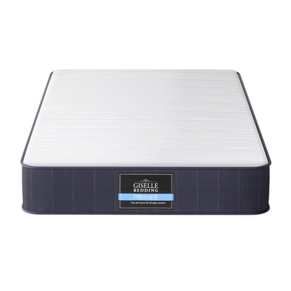 20cm Giselle Mattress King Single Bed Pocket Spring Mattresses-Furniture > Mattresses > King Single Mattress-PEROZ Accessories