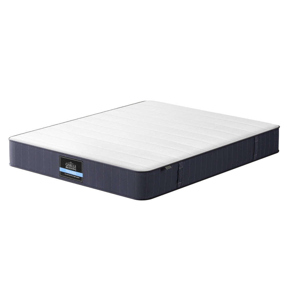 20cm Giselle Mattress Queen Bed Pocket Spring Mattresses-Furniture &gt; Mattresses &gt; Queen Mattress-PEROZ Accessories